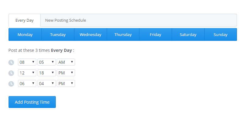 Buffer UI Concept - Before