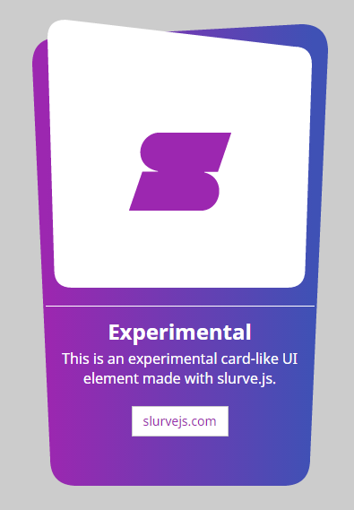 slurve.js Card UI Experiment