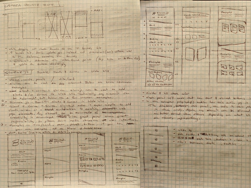 slurve.js Website Sketches