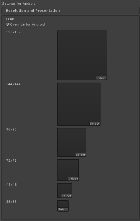 Unity Editor - App Icons UI - Sketch 1
