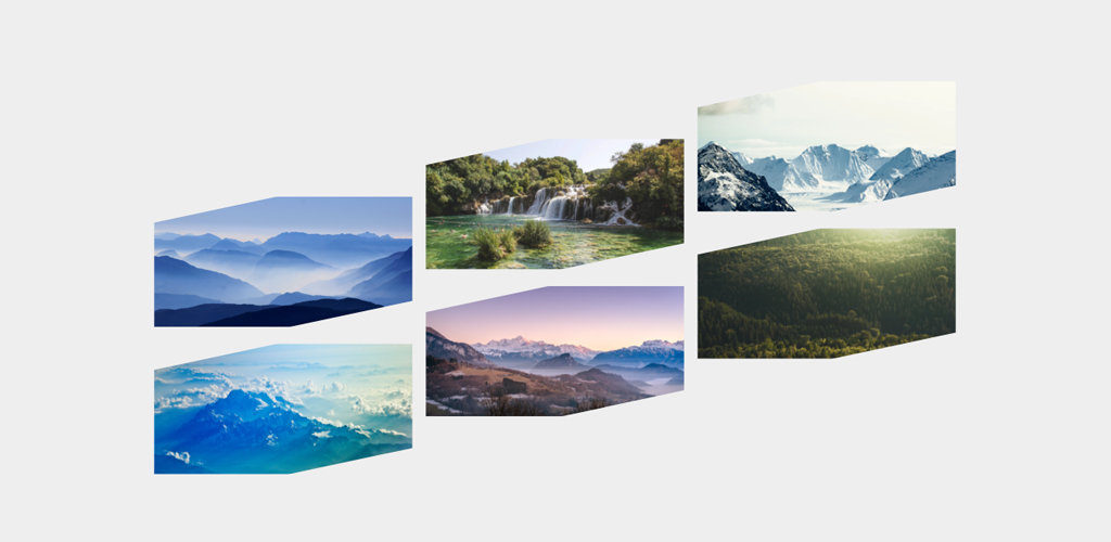 Diagonal Slanted UI without Scale