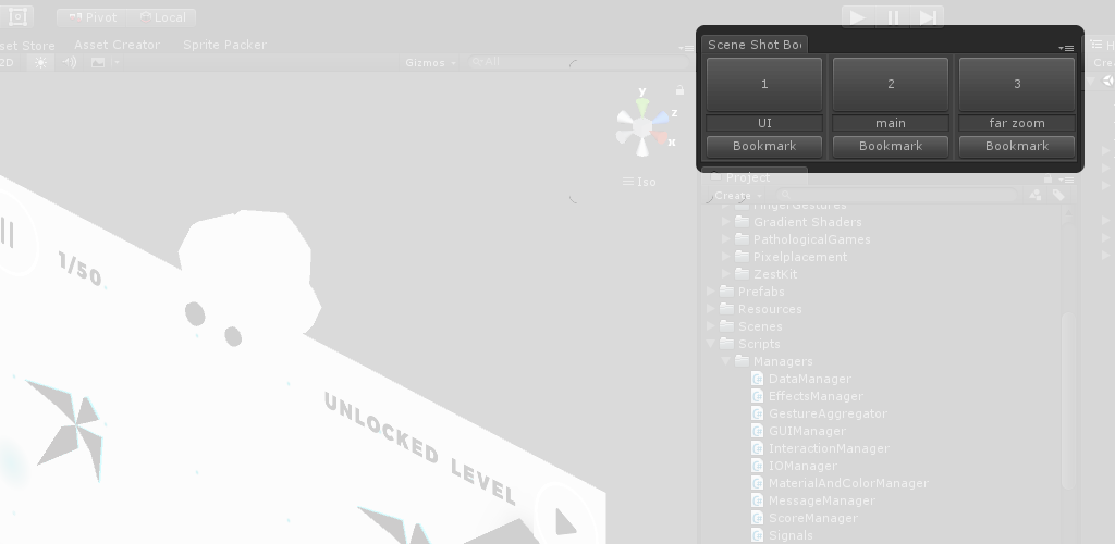 Scene Shot Bookmarks Custom Editor