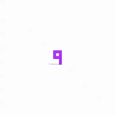 Programmatic Digit Countdown Animation Experiment 7