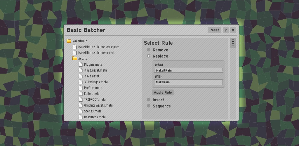 Basic Batcher Rule